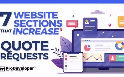 The 7 Website Sections That Can Increase Your Quote Requests